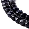 Synthetic Blue Goldstone Beads Strands G-D0003-A101-4