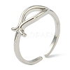 Brass Cuff Rings RJEW-L100-002P-2