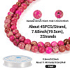DIY Natural Regalite/Imperial Jasper/Sea Sediment Jasper Beads Bracelets  Making KIts DIY-TA0002-69F-4