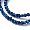 Electroplate Glass Beads Strands EGLA-K015-10A-3
