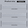 3Pcs Acrylic Rulers FIND-WH20015-099-2