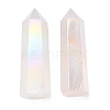 Point Tower Electroplate Natural Rose Quartz Home Display Decoration PW23030680855-1