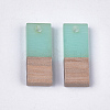Resin & Walnut Wood Pendants RESI-S358-79L-2