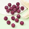 Pave Disco Ball Beads RB-H258-8MM-502-4