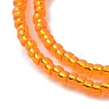 2Pcs 2 Style Glass Seed & Natural Pearl Beaded Stretch Bracelets Set for Women BJEW-JB09356-5