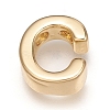 Brass Charms LS-ZIRC-I037-01C-G-1