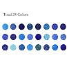 600G 24 Colors Glass Seed Beads SEED-JP0008-05-3mm-2