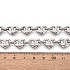 304 Stainless Steel Heart Link Chains CHS-Q009-03P-02-3