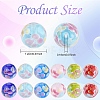 10Pcs Round Lampwork Beads LAMP-YW0001-60A-3