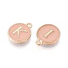 Initial Letter A~Z Alphabet Enamel Charms ENAM-Q437-04-5
