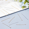 304 Stainless Steel Flat Head & Eye Pins STAS-PH0001-15-4