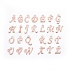 Alloy Letter Pendants PALLOY-X0037-68RG-1