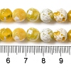 Dyed & Heated Natural Fire Crackle Agate Beads Strands G-P539-B01-16-5