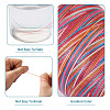 Gradient Color Round 6-Ply Waxed Polyester Cord YC-TAC0003-01B-5