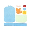 Handmade Non-woven Fabric Animal Change Wallet Set DIY-K059-09-3