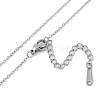Halloween Series 202 Stainless Steel Cable Chain Spider Pendant Necklaces LS-NJEW-S005-01P-F-3