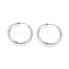 Tarnish Resistant 202 Stainless Steel Huggie Hoop Earrings EJEW-F111A-25mm-P-1