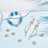 10Pcs Brass Micro Pave Clear Cubic Zirconia Connector Charms ZIRC-BBC0002-86A-4