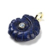 Dyed Natural Lapis Lazuli Pendants G-A287-01G-02-2