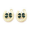Saint Patrick's Day Alloy Enamel Pendants ENAM-T023-12B-1