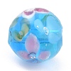 Round Lampwork Beads LAMP-H059-A10-2