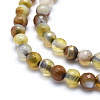 Natural Striped Agate/Banded Agate Beads G-J371-02-4mm-3