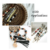 Printed Natural Wooden Beads WOOD-TA0001-57-10