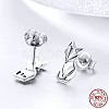 925 Sterling Silver Stud Earrings EJEW-FF0010-09AS-3