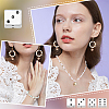 100Pcs Tibetan Style Alloy European Beads TIBE-DC0001-02-6