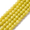 Natural Lemon Jade Beads Strands G-G284-A01-8mm-3