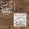 Large Plastic Reusable Drawing Painting Stencils Templates DIY-WH0172-811-2