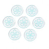 Transparent Resin Pendants RESI-N030-004B-1