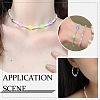 100Pcs Smiling Face Transparent Acrylic Beads MACR-YW0003-47A-6