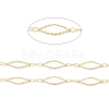 Brass Horse Eye Link Chains CHC-M025-55G-2