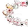 Transparent Glass Imitation Gemstone Beads Strands GLAA-G105-01D-4