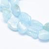 Natural Aquamarine Beads Strands G-K203-46-3