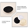 3Pcs 3 Colors Polyester Oval Pillbox Stewardess Fascinator Hat Base for Millinery AJEW-FG0002-75-4