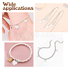 400Pcs 5 Style 304 Stainless Steel Charms STAS-DC0004-08-5