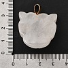 Natural & Synthetic Mixed Gemstone Pendants G-Z090-02G-5