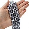 Eco-Friendly  Dyed Glass Pearl Round Beads Strands HY-A002-8mm-RB028-4