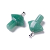 Natural Mixed Stone Pendants G-B035-01-4
