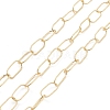 Brass Textured Oval Link Chains CHC-M025-26A-G-1