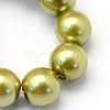 Baking Paint Glass Pearl Bead Strands X-HY-Q003-3mm-43-3