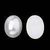 Eco-Friendly Plastic Imitation Pearl Cabochons X-MACR-S283-01I-27-1