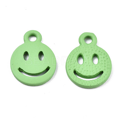 Spray Painted Alloy Charms X-PALLOY-T075-121A-RS-1
