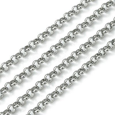 Tarnish Resistant 304 Stainless Steel Rolo Chains STAS-M032-42P-4.7mm-1