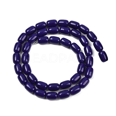 Opaque Glass Beads Strands X-GLAA-Z015-02D-1
