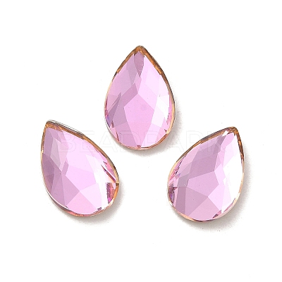 Glass Rhinestone Cabochons RGLA-P037-15A-D223-1