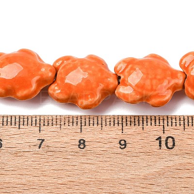 Handmade Porcelain Beads Strands LAMP-G140-02J-1