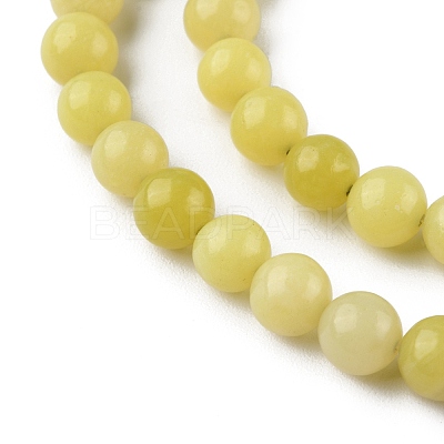 Natural Lemon Jade Beads Strands G-G0003-C02-B-1